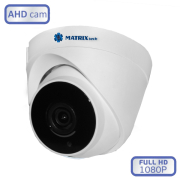 Купольная Full HD AHD камера Matrix MT-DP2.0AHD20F