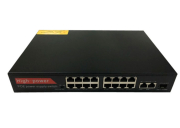 Бюджетный коммутатор на 16 PoE портов ST-PLC16-POE